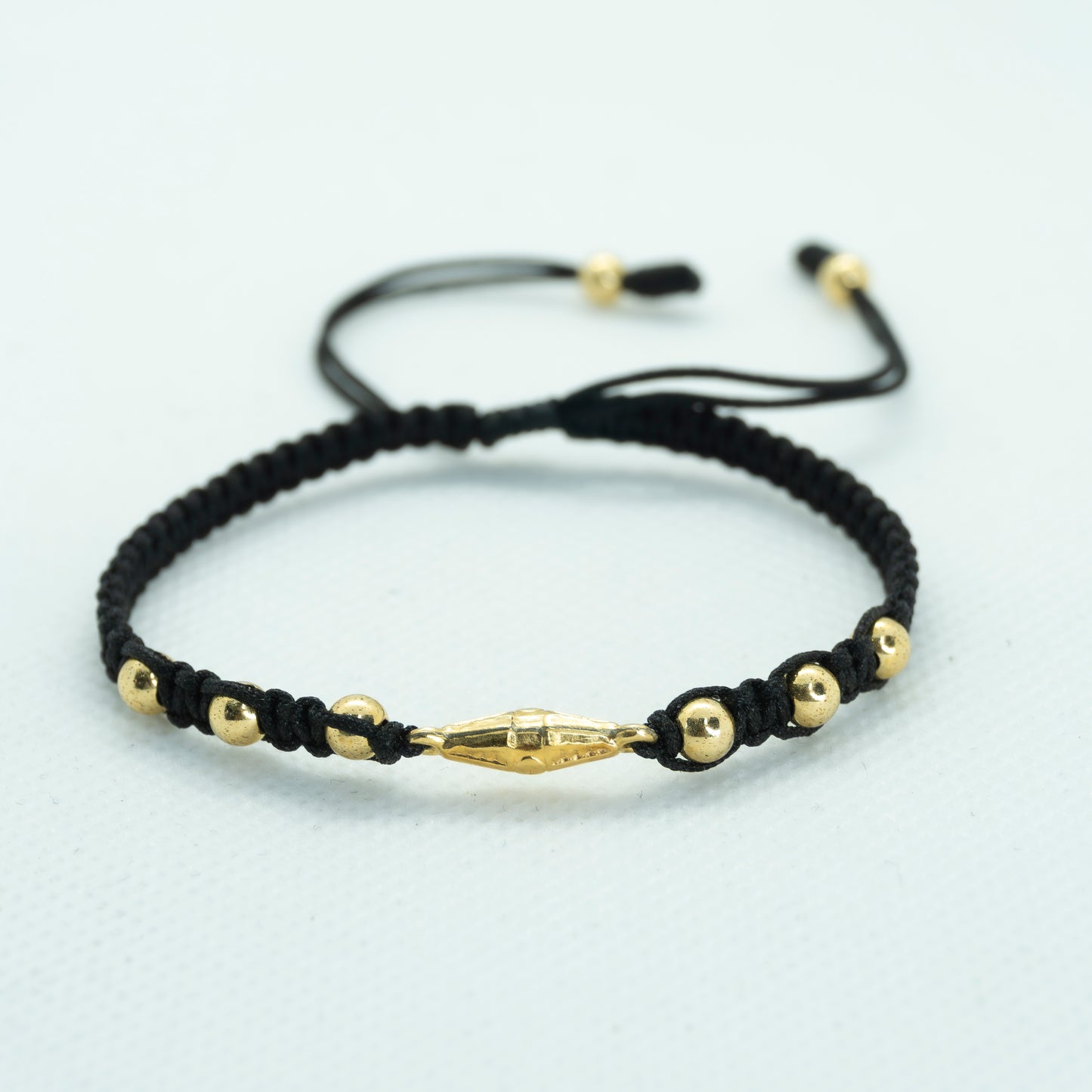 PULSERA TEJIDA CON ESLABON DUBAI