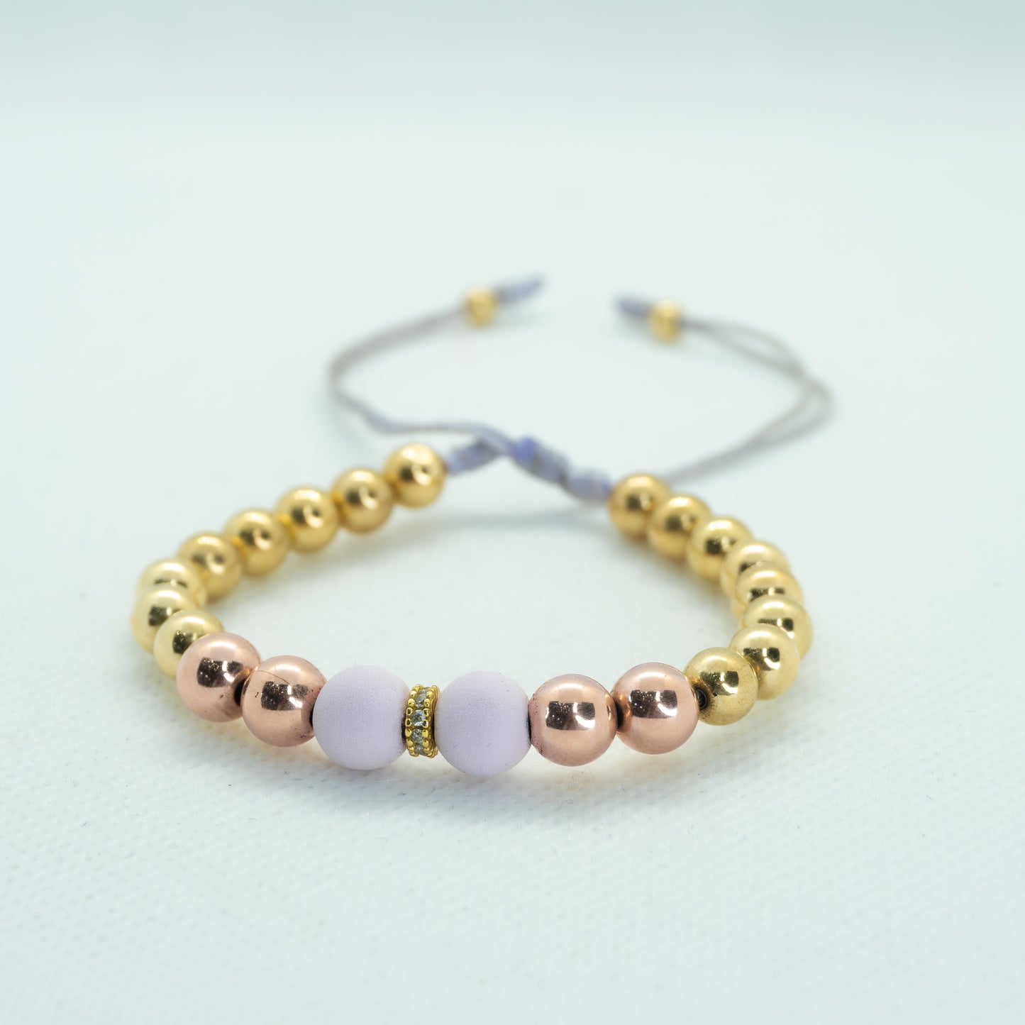 PULSERA BALIN 2 OROS CON NEOPRENO