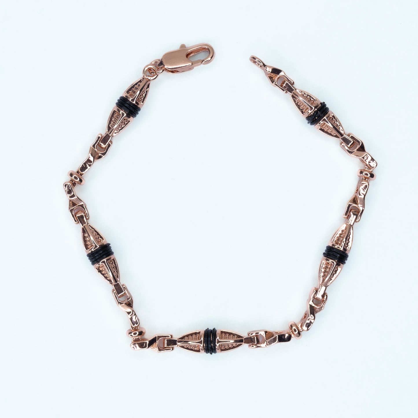 PULSERA RUSTICA TEJIDO DUBAI ROSA