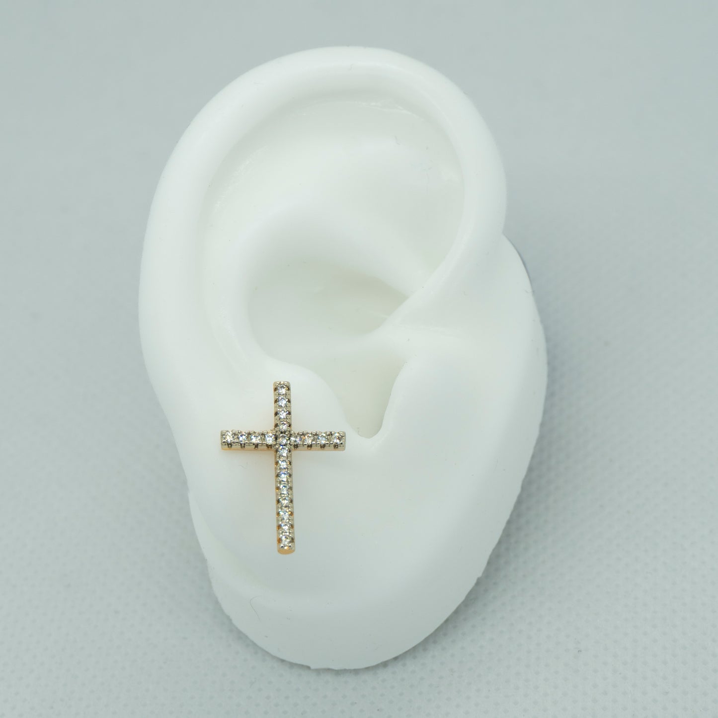 TOPO CRUZ ZIRCONES BLANCOS