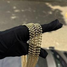 Cargar imagen en el visor de la galería, ¡Super Promoción! Cadena Militar Diamantada Con Dije San miguel grande