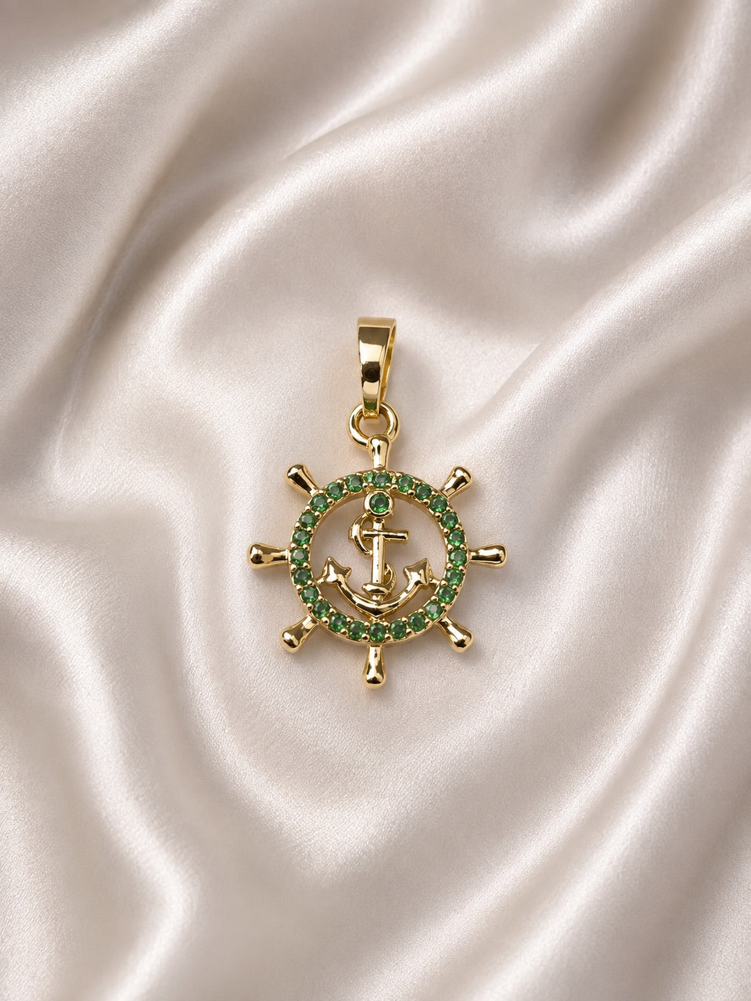 Dije Ancla Verde