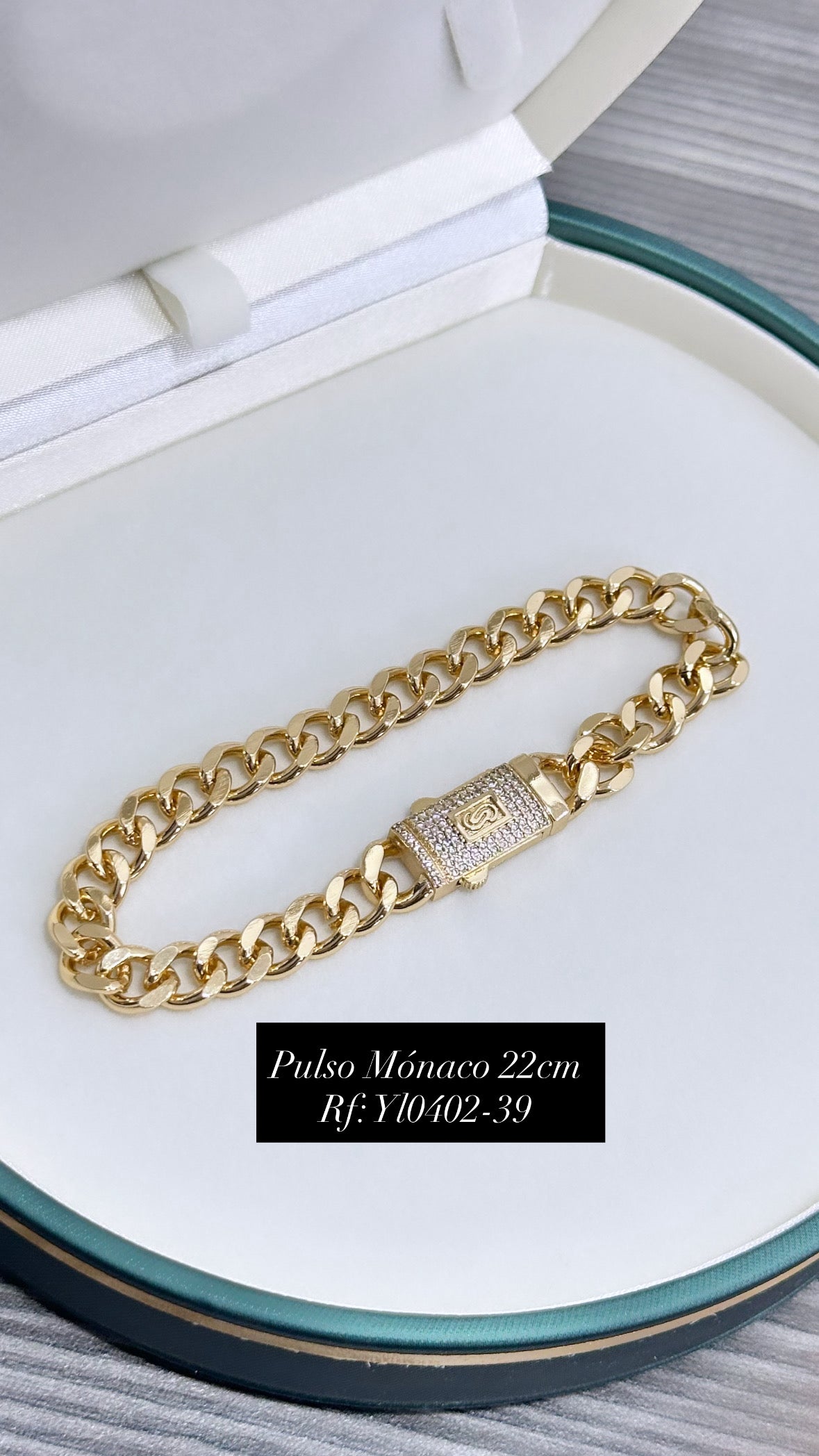 Pulsera dorada referencia 112