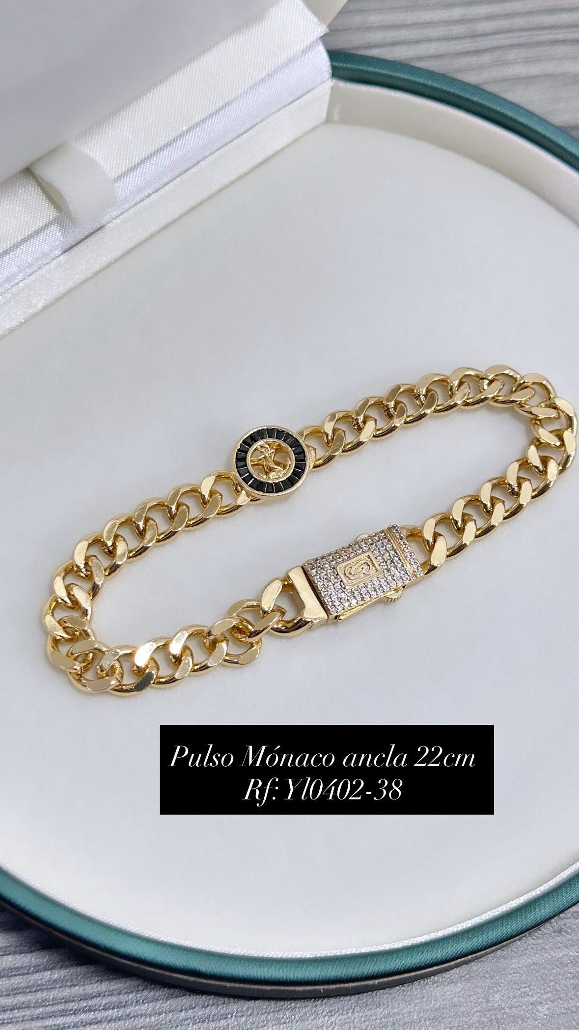 Pulsera dorada referencia 114