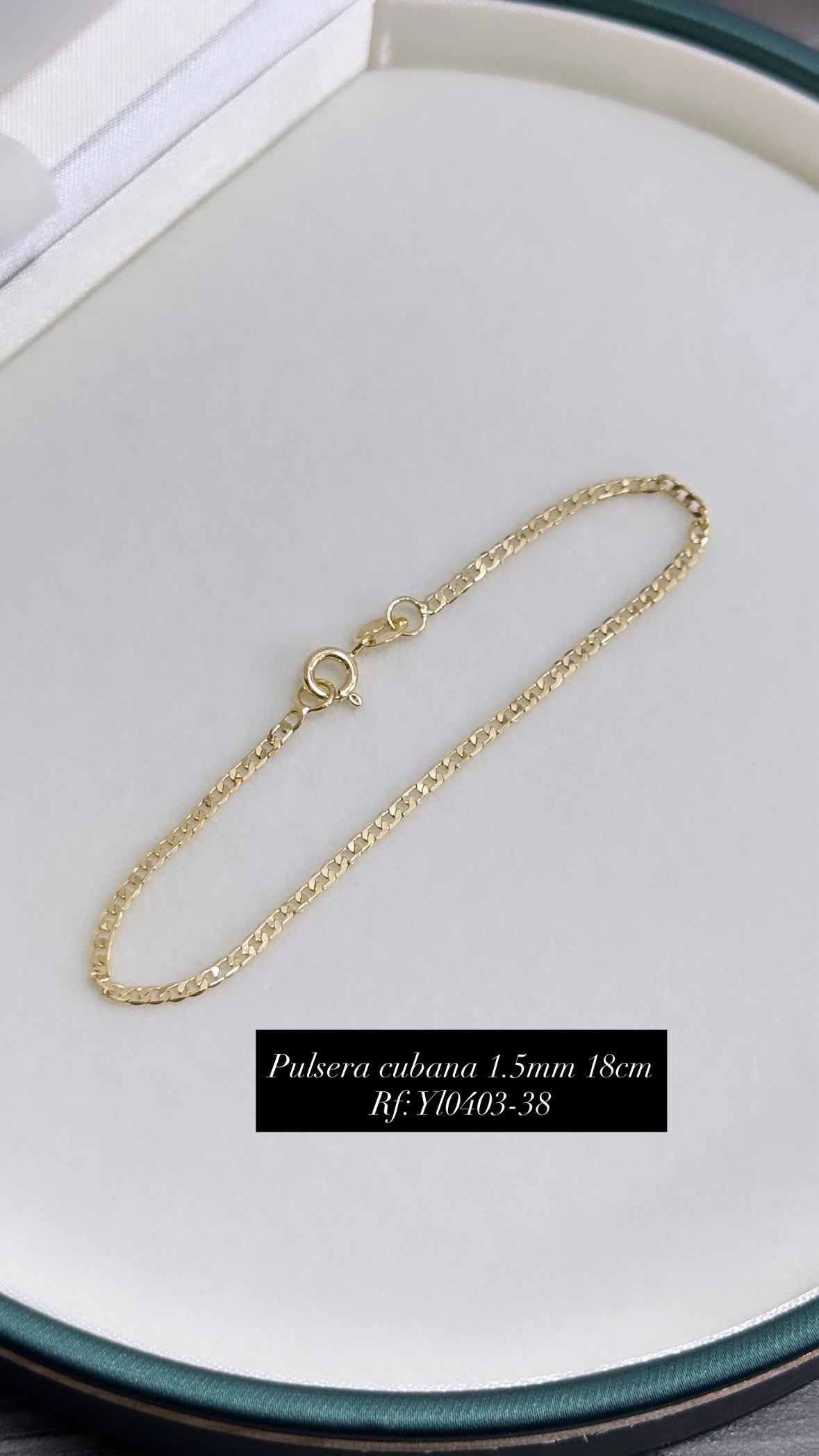 Pulsera dorada referencia 118