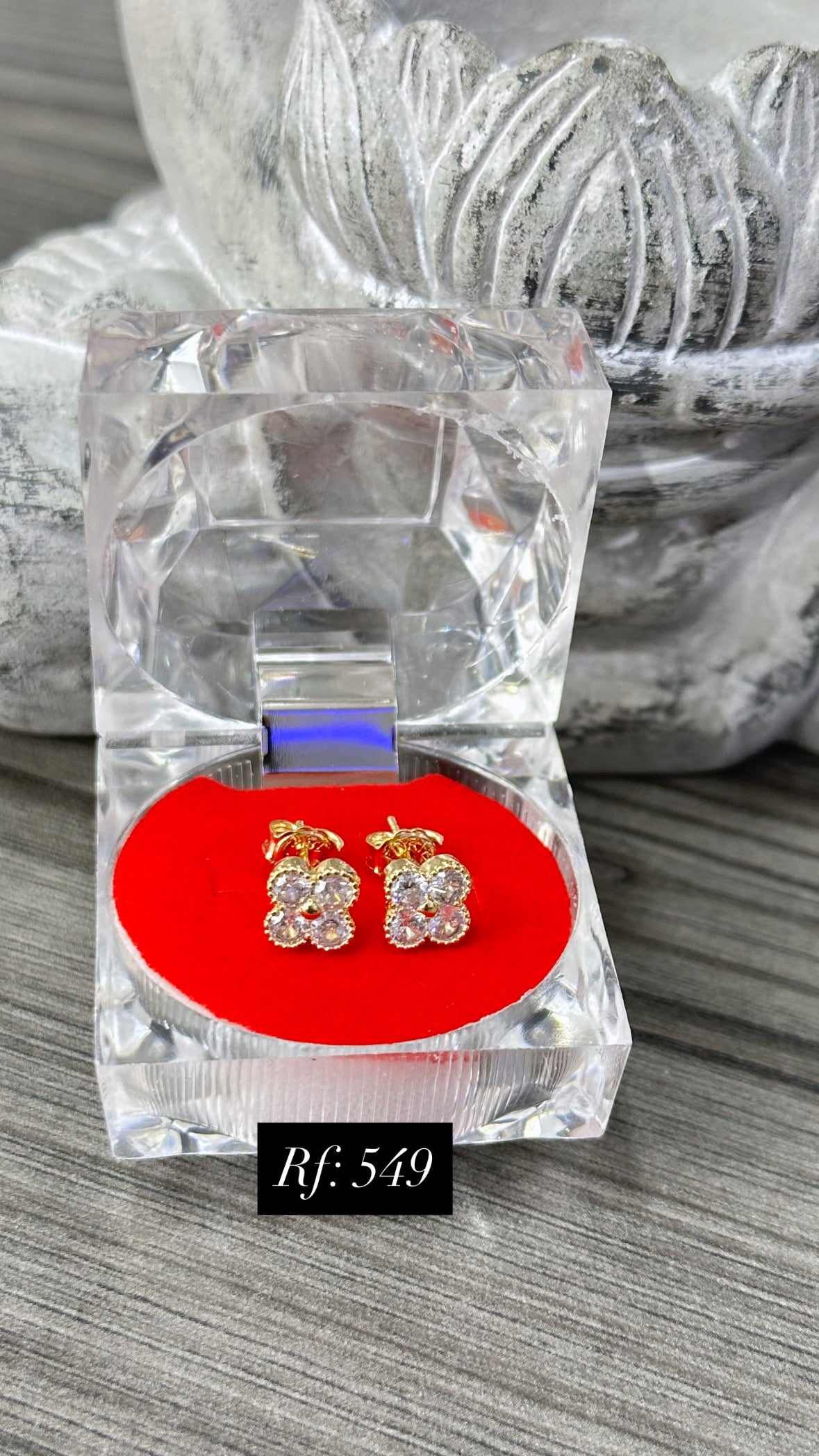 Topos doble flor de circones referencia 30