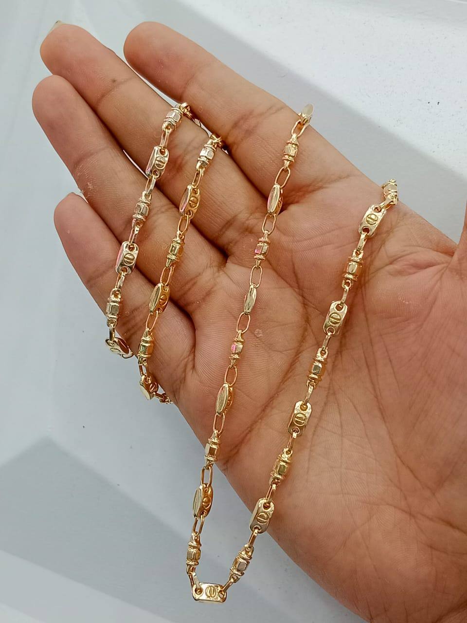 clase Enmarañarse Mediar Cadena oro laminado 18k Rustica Tejido Cartier Dubai – House Gold Col