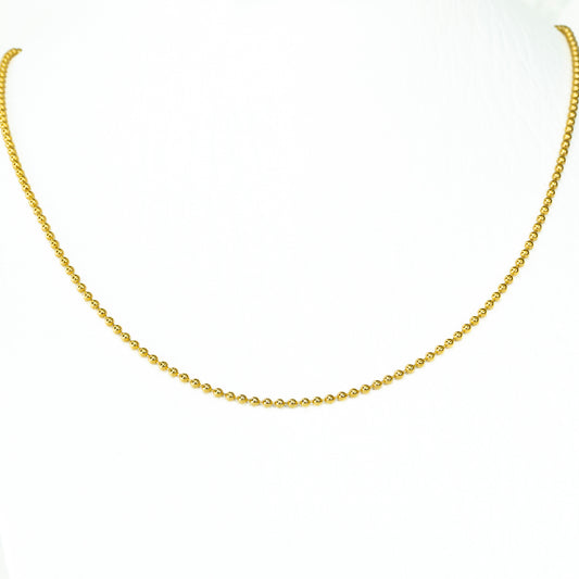 CADENA TEJIDO BALIN LISO PEQUEÑO