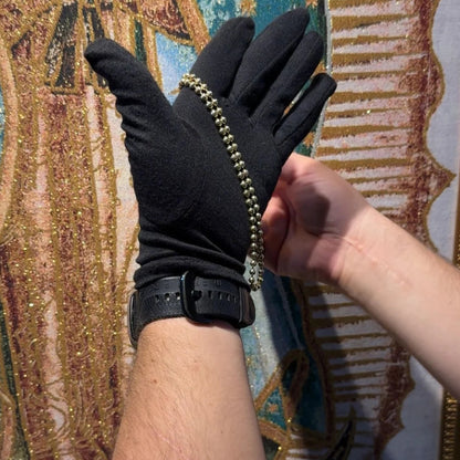 ¡Super Promoción! Cadena Militar Diamantada Con Dije San miguel grande