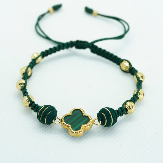 PULSERA TEJIDA CON NEOPRENO ARG. VC VERDE