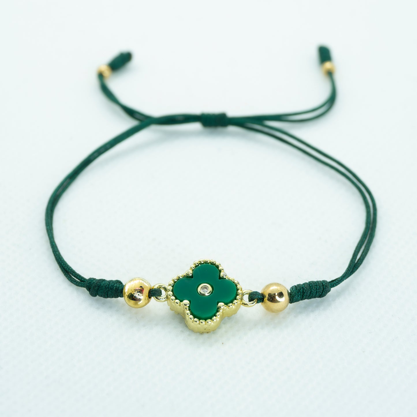 PULSERA TEJIDA DELGADA VC VERDE