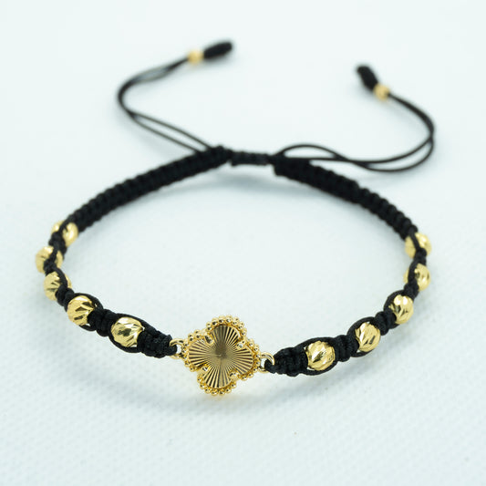 PULSERA TEJIDA VC NEGRA