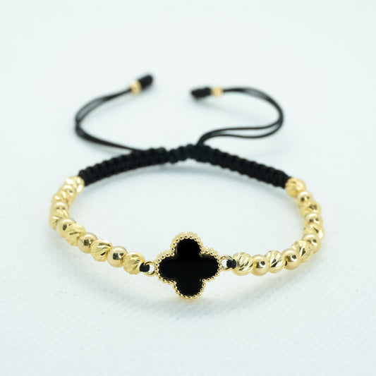 PULSERA TEJIDA VC NEGRA