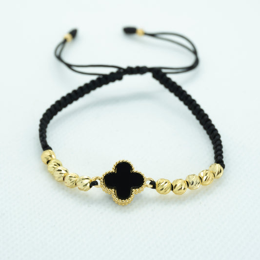 PULSERA TEJIDA VC NEGRA