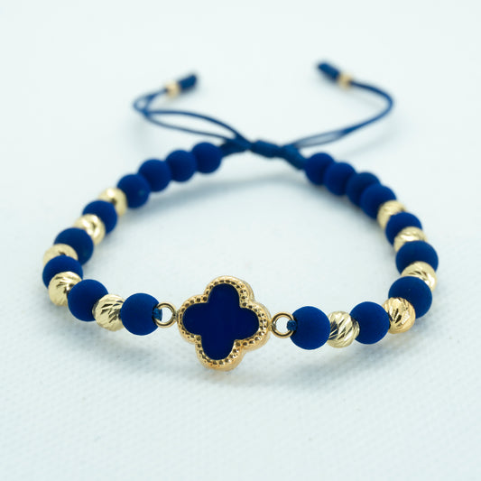 PULSERA TEJIDA NEOPRENO. VC AZUL