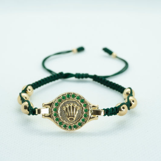PULSERA TEJIDA RX GRANDE. VERDE