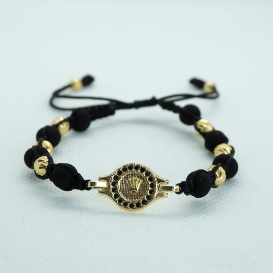 PULSERA TEJIDA RX NEOPRENO. MEDIANA NEGRA.