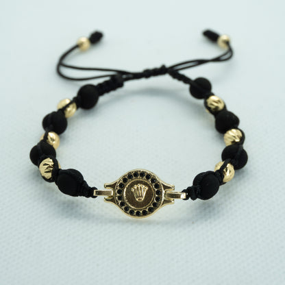 PULSERA TEJIDA RX NEOPRENO. MEDIANA NEGRA.