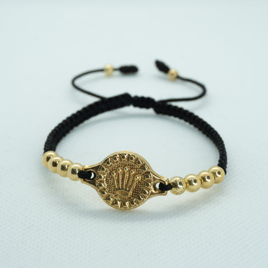 PULSERA TEJIDA RX GRANDE NEGRA