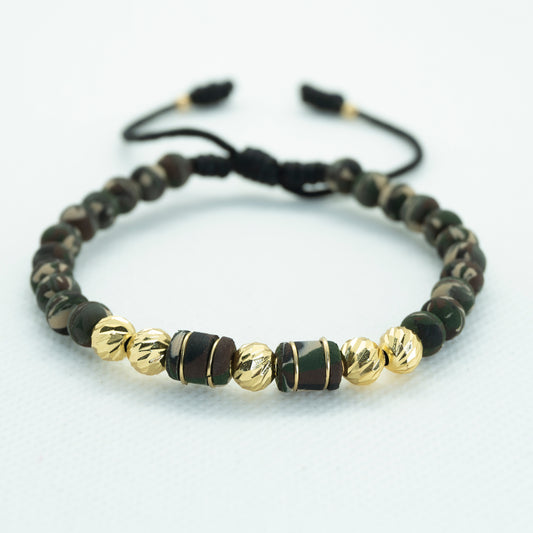 PULSERA TEJIDA NEOPRENO MILITAR