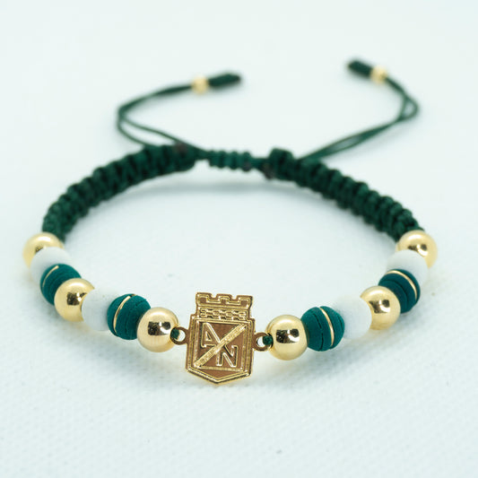 PULSERA TEJIDA DIJE ATL NACIONAL.