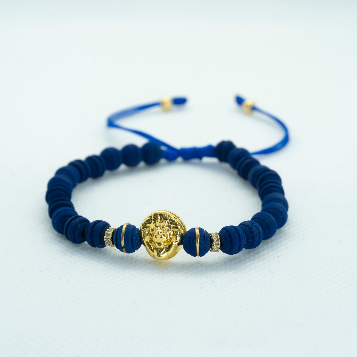 PULSERA TEJIDA NEOPRENO ARG CON DIJE LEON