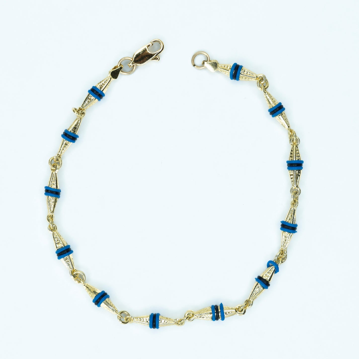 PULSERA TEJIDO RUSTICO DUBAI AMARILLO DELGADA