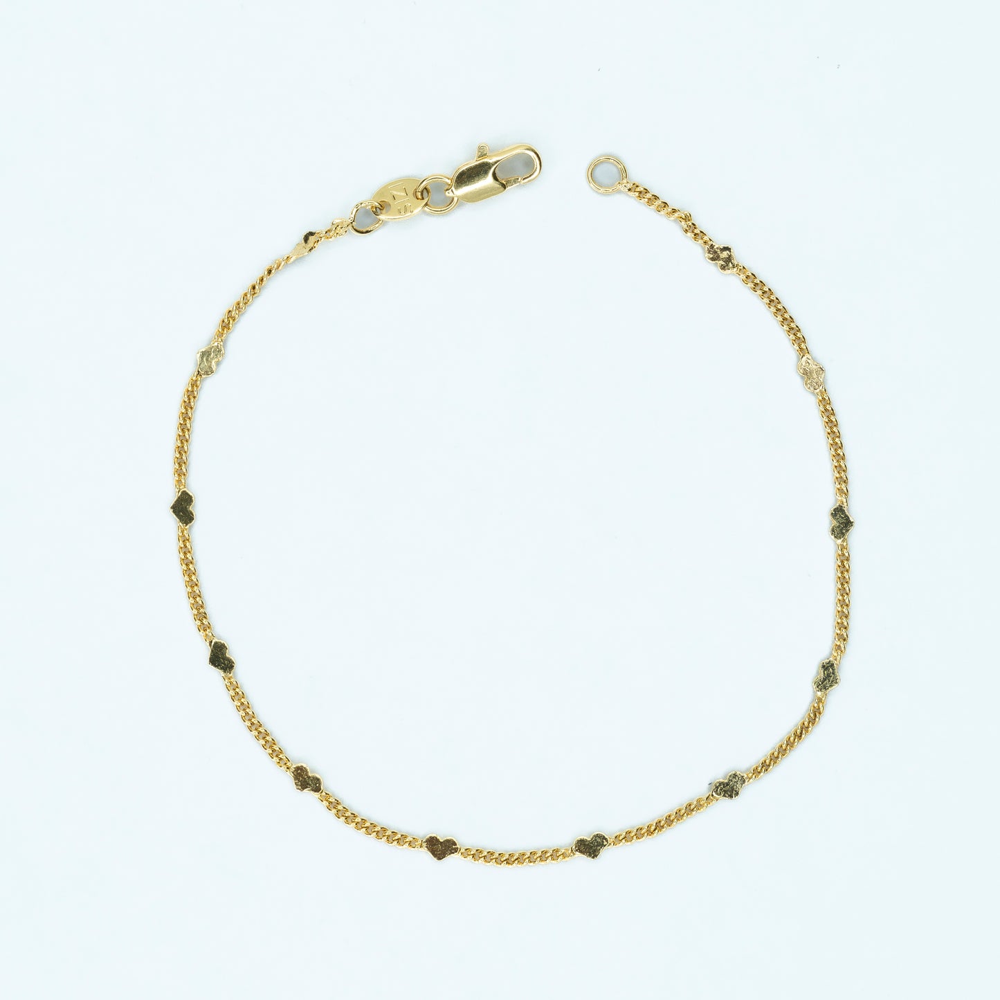 PULSERA GORMET CON CORAZON MINI