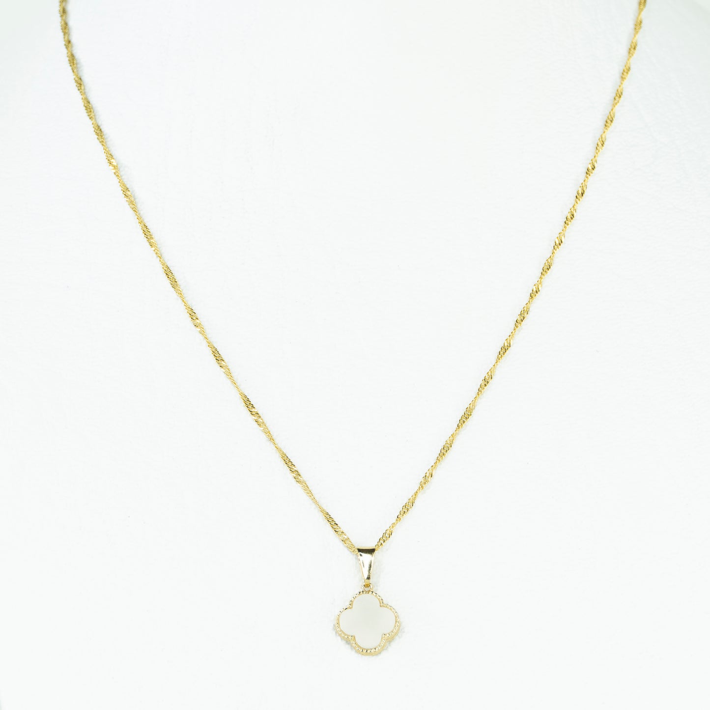 CADENA TEJIDO SINGAPUR + DIJE OBSEQUIO
