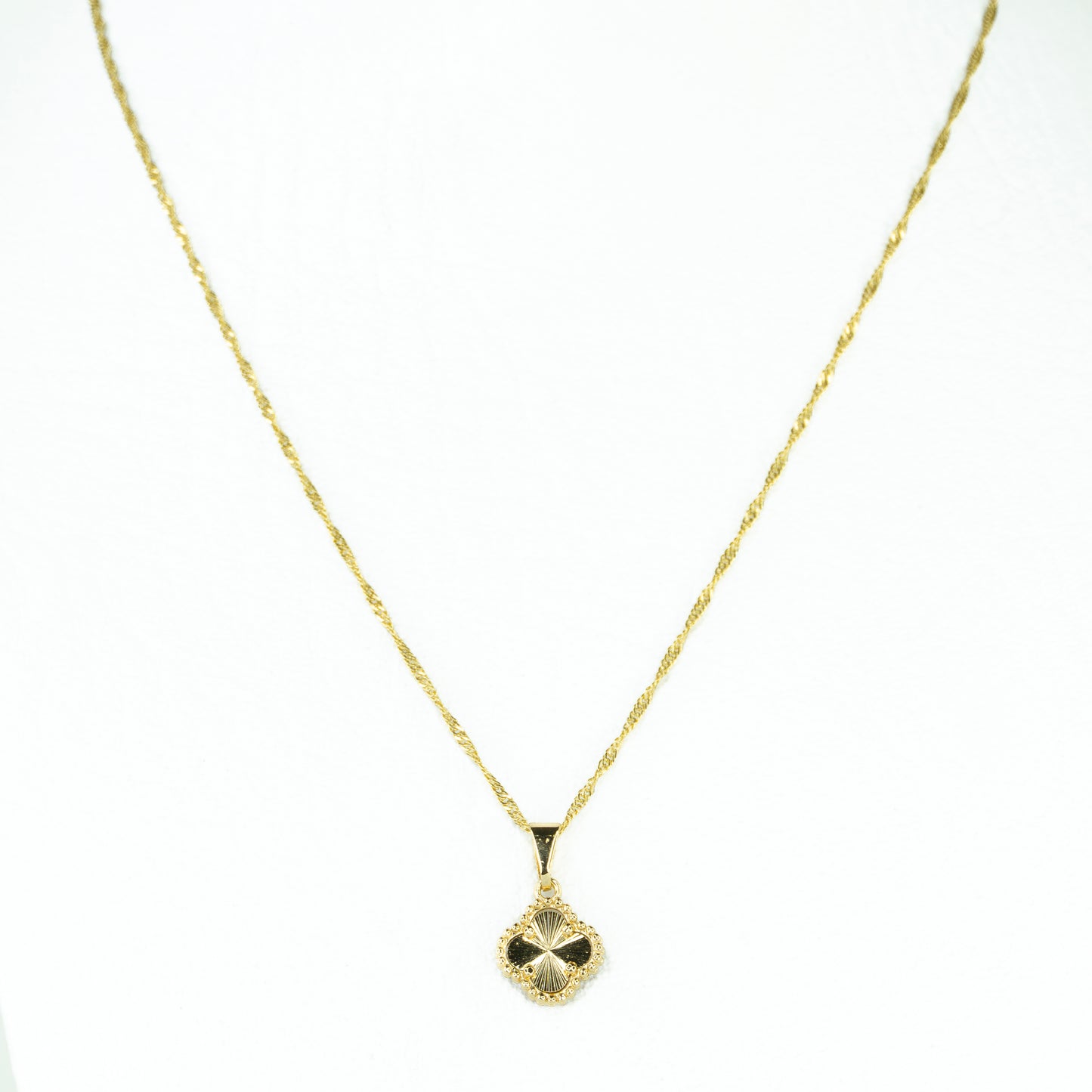 CADENA TEJIDO SINGAPUR + DIJE OBSEQUIO
