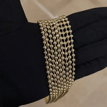 Cargar imagen en el visor de la galería, ¡Super Promoción! Cadena Militar Oro Laminado 18k
