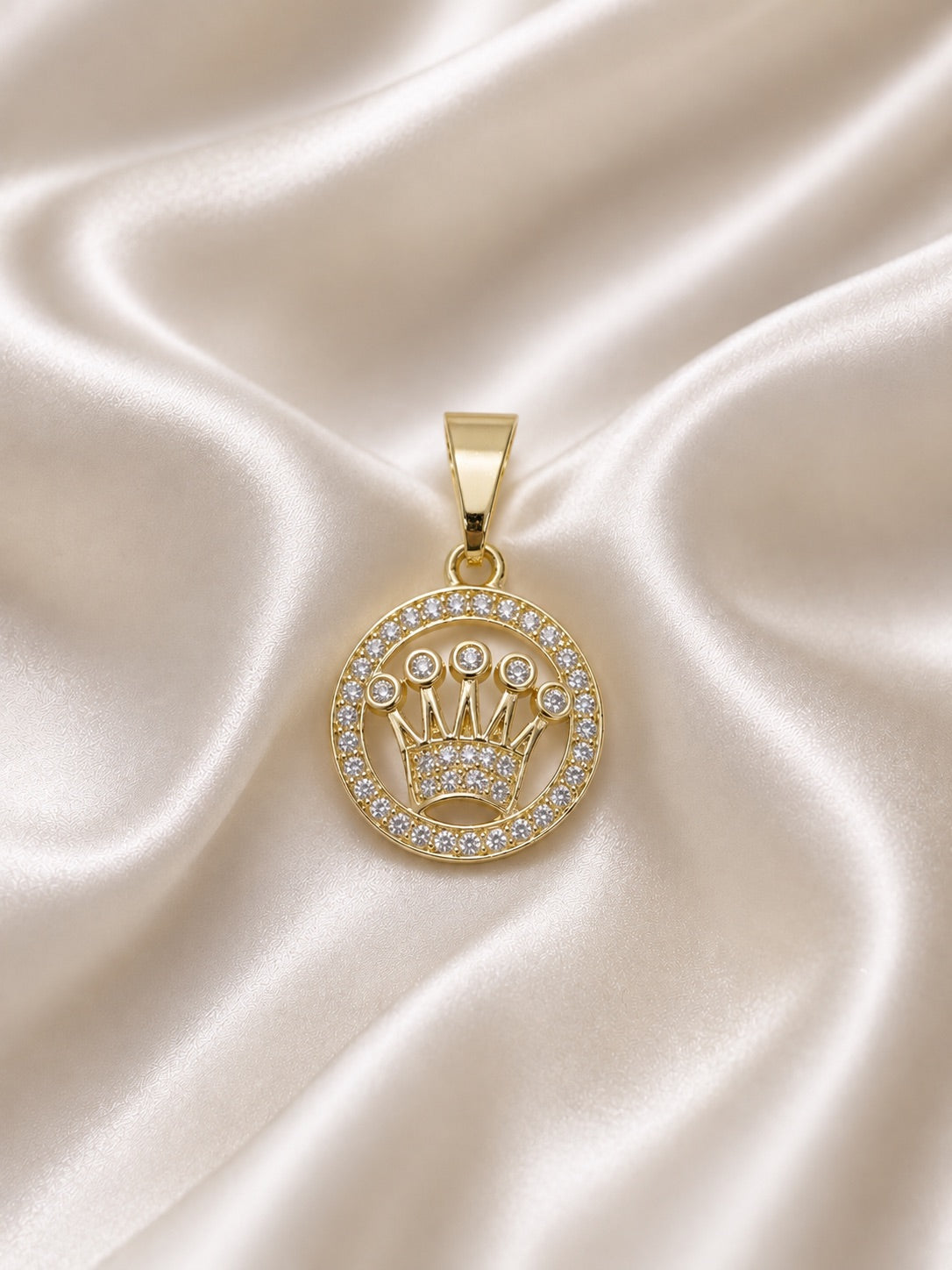 Dije Rolex Circonado Blanco
