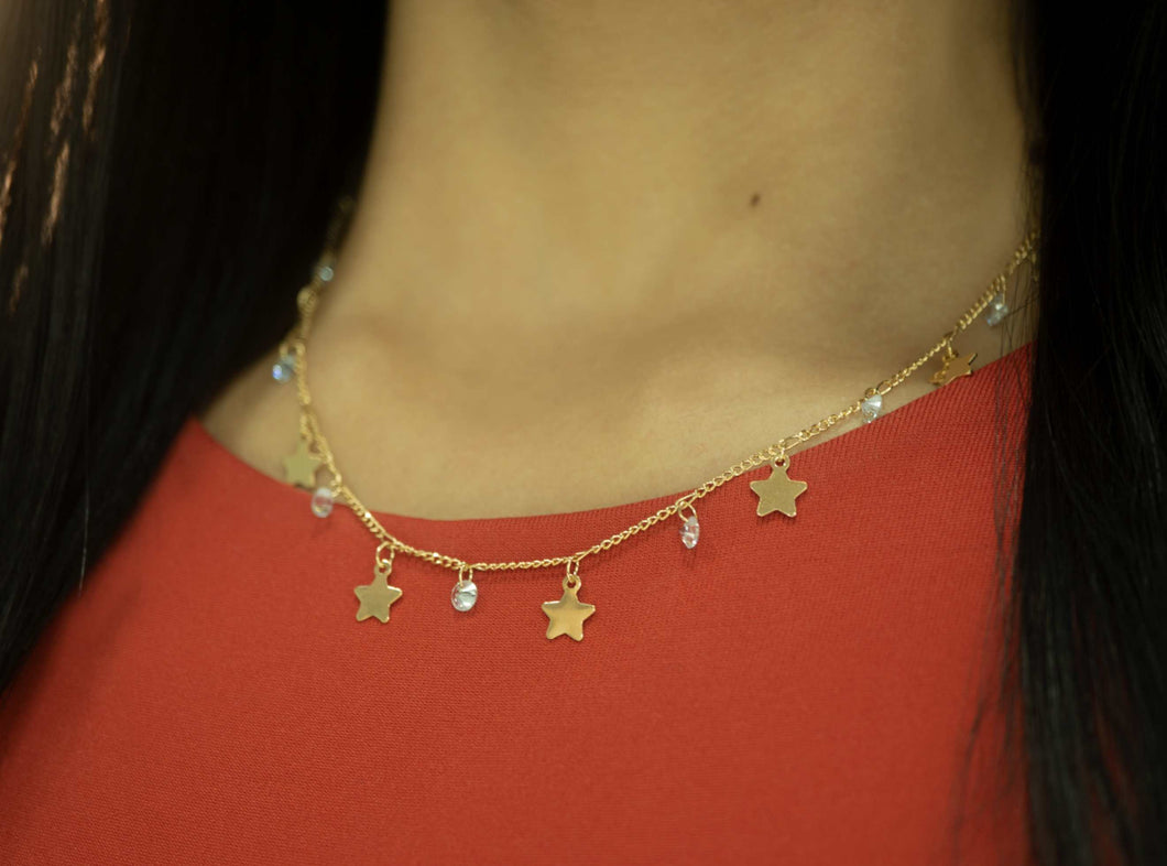 Collar Diamante Estrella 45cm