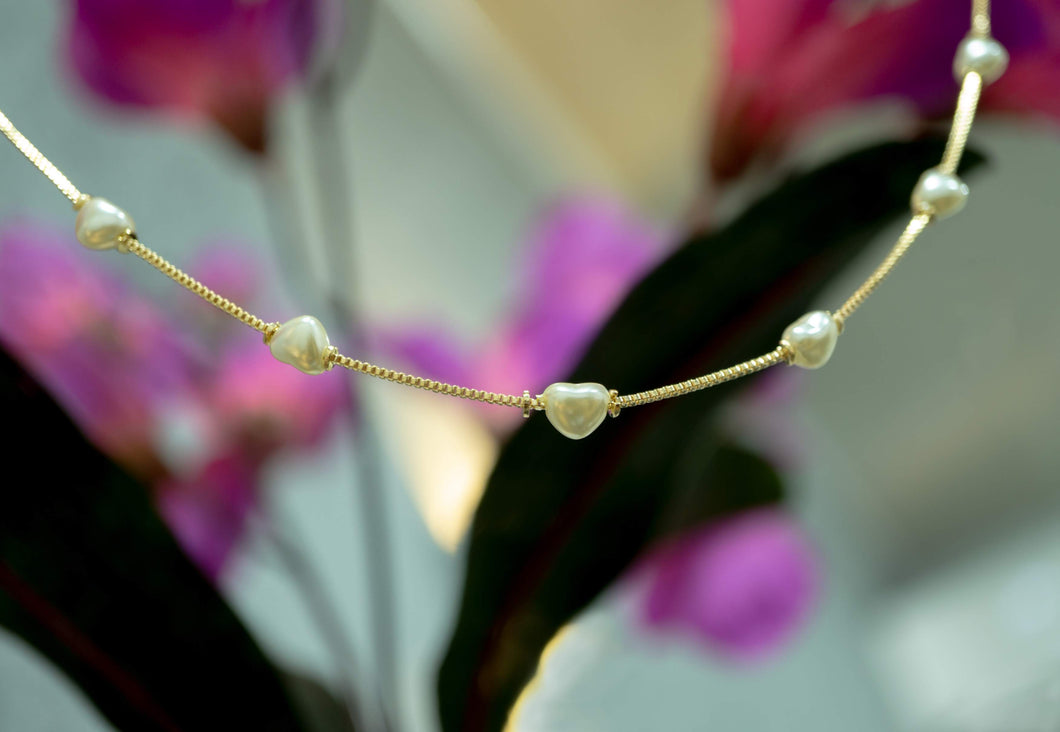 Collar Veneciana Perla 50cm