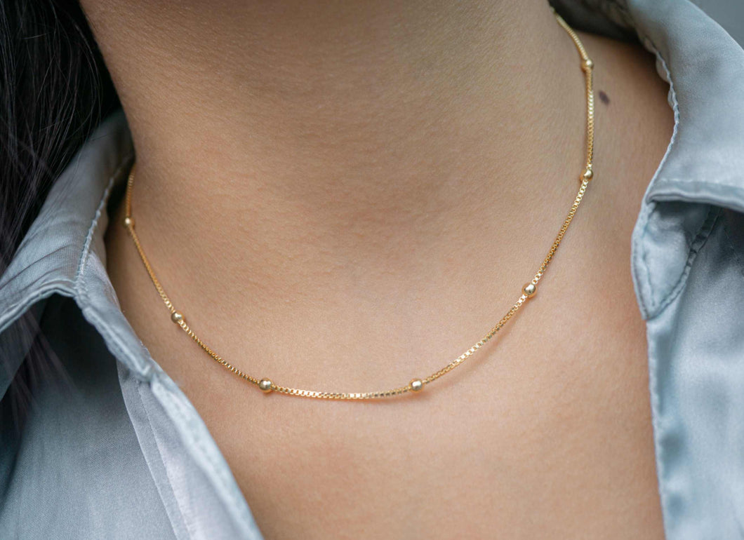 Cadena Veneciana 1.5MM 3MM 40CM