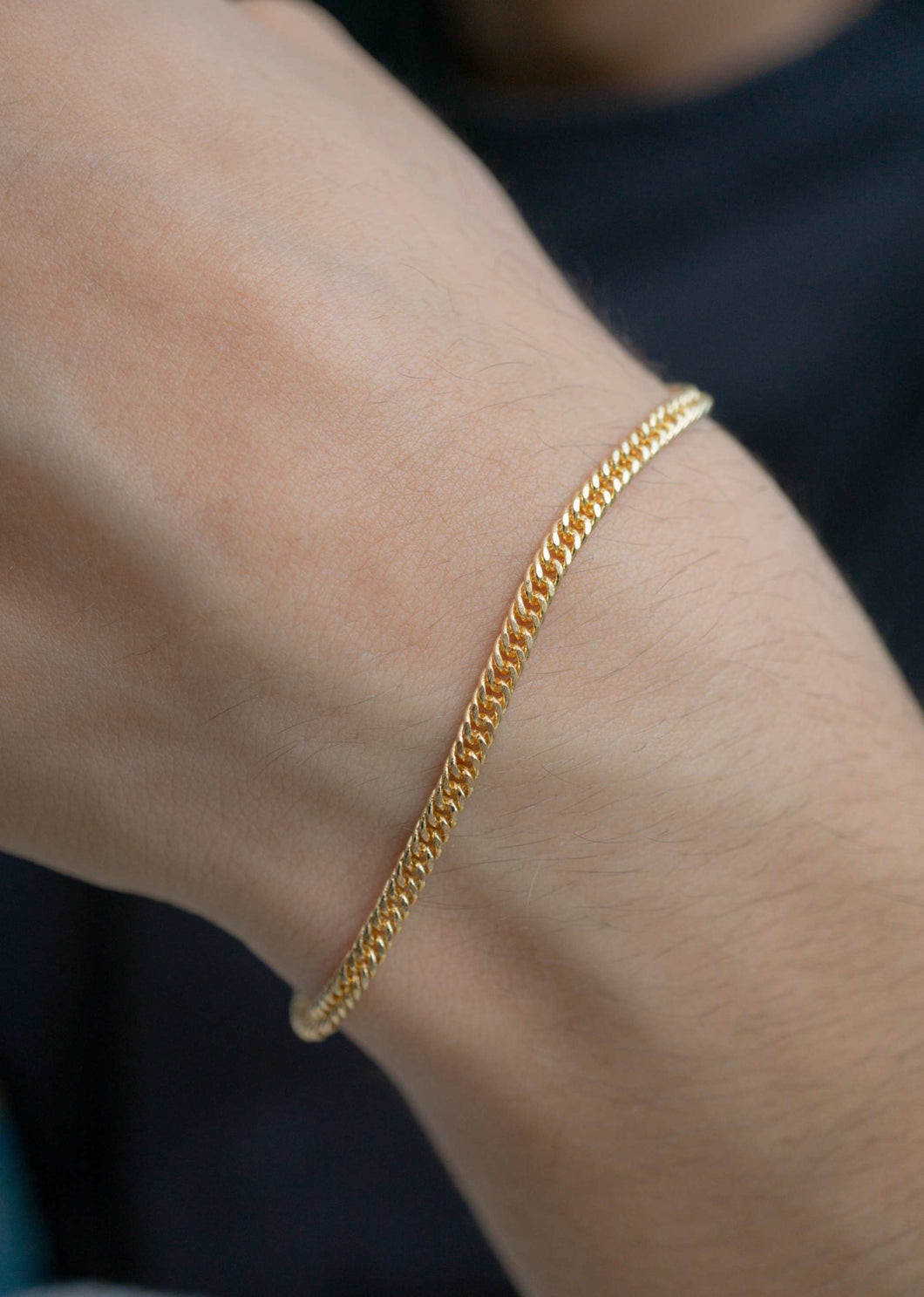 Pulsera Barbada 3MM 18CM