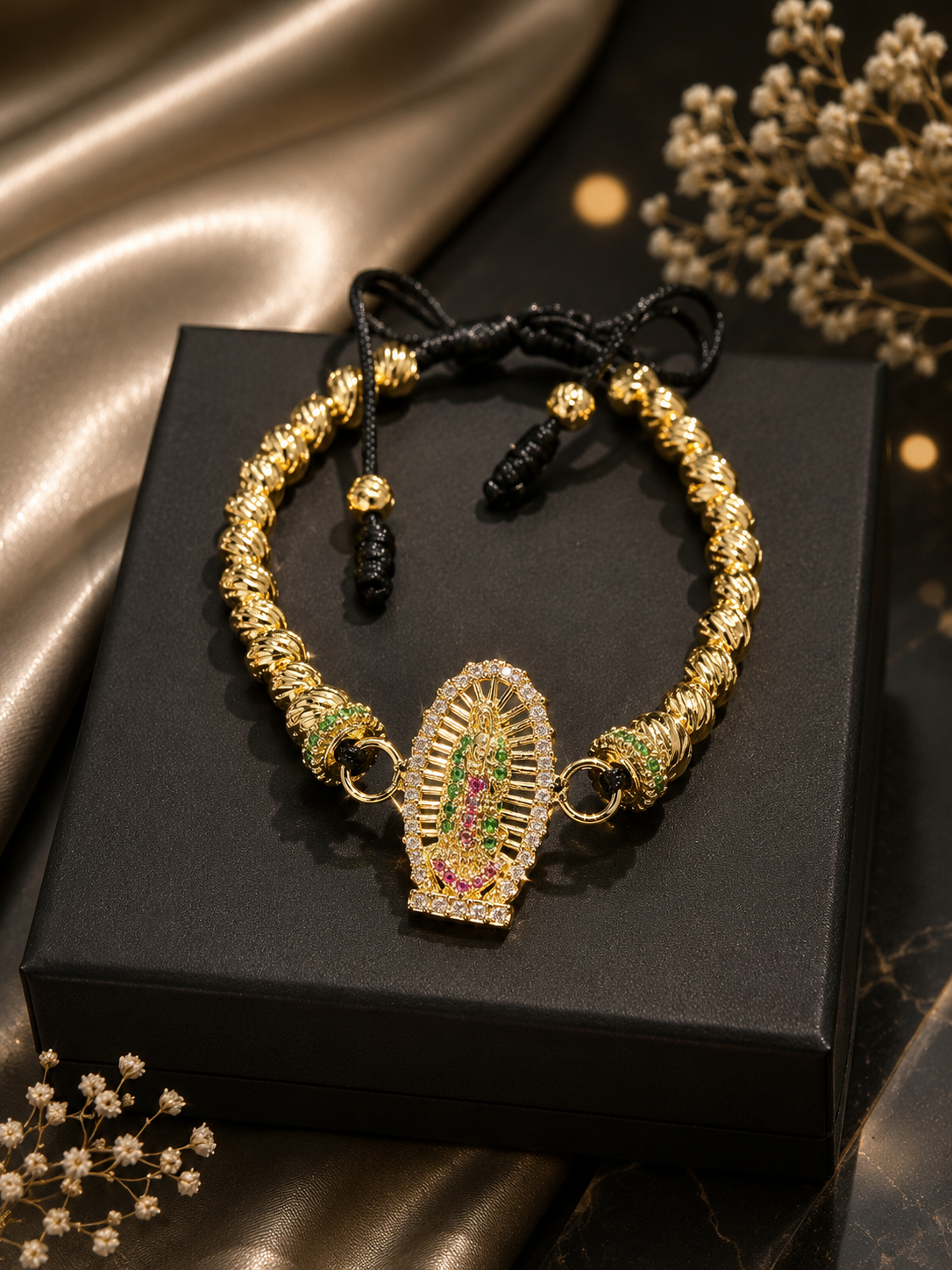 PULSERAS BALINES  VIRGEN CIRCONES