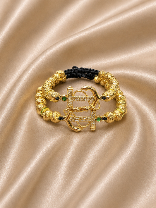 PULSERAS BALINES  ANCLA VERDE