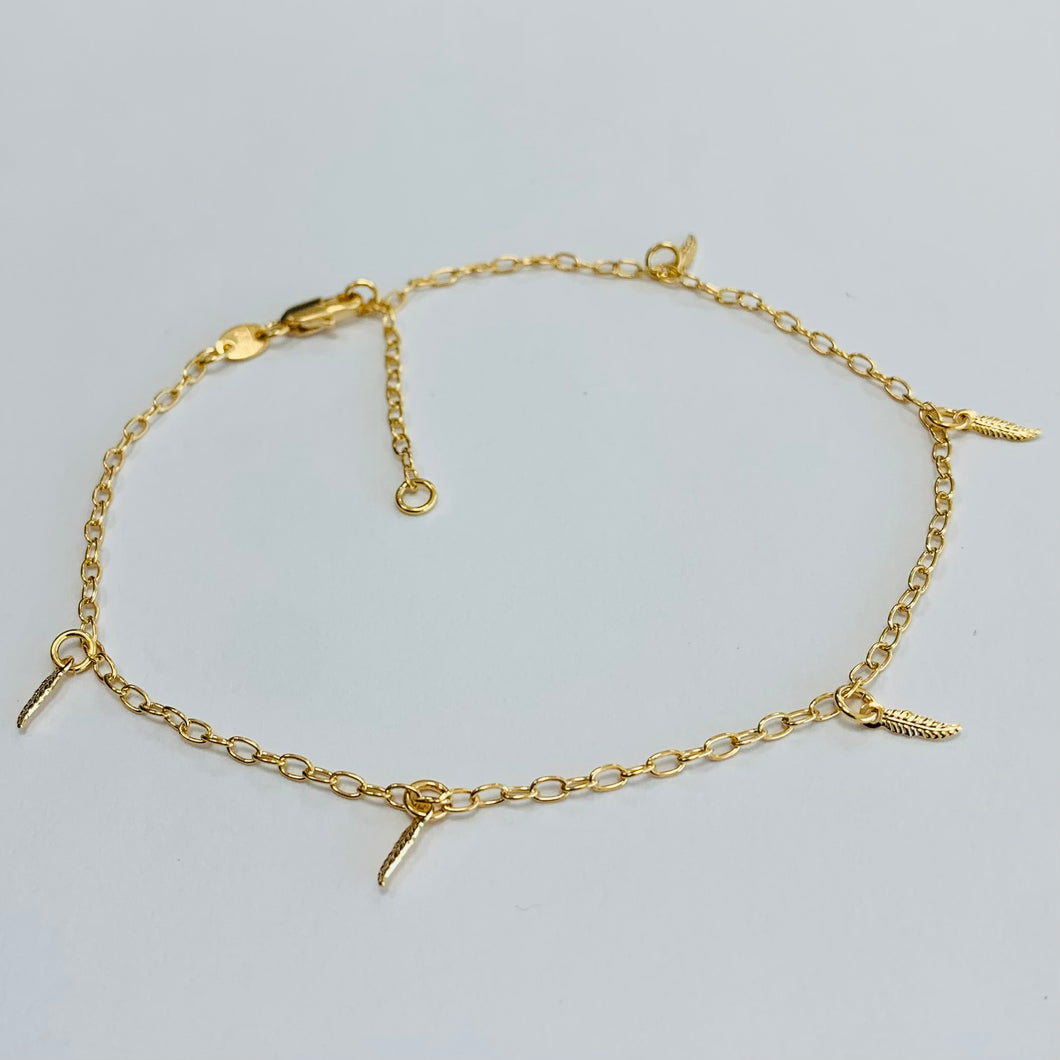 TOBILLERA PLUMAS