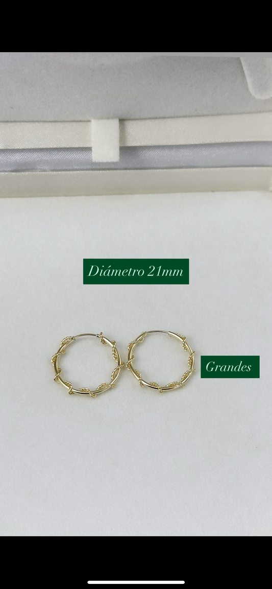 CANDONGA ENTORCHADA GRANDE 21 MM – REF. 03