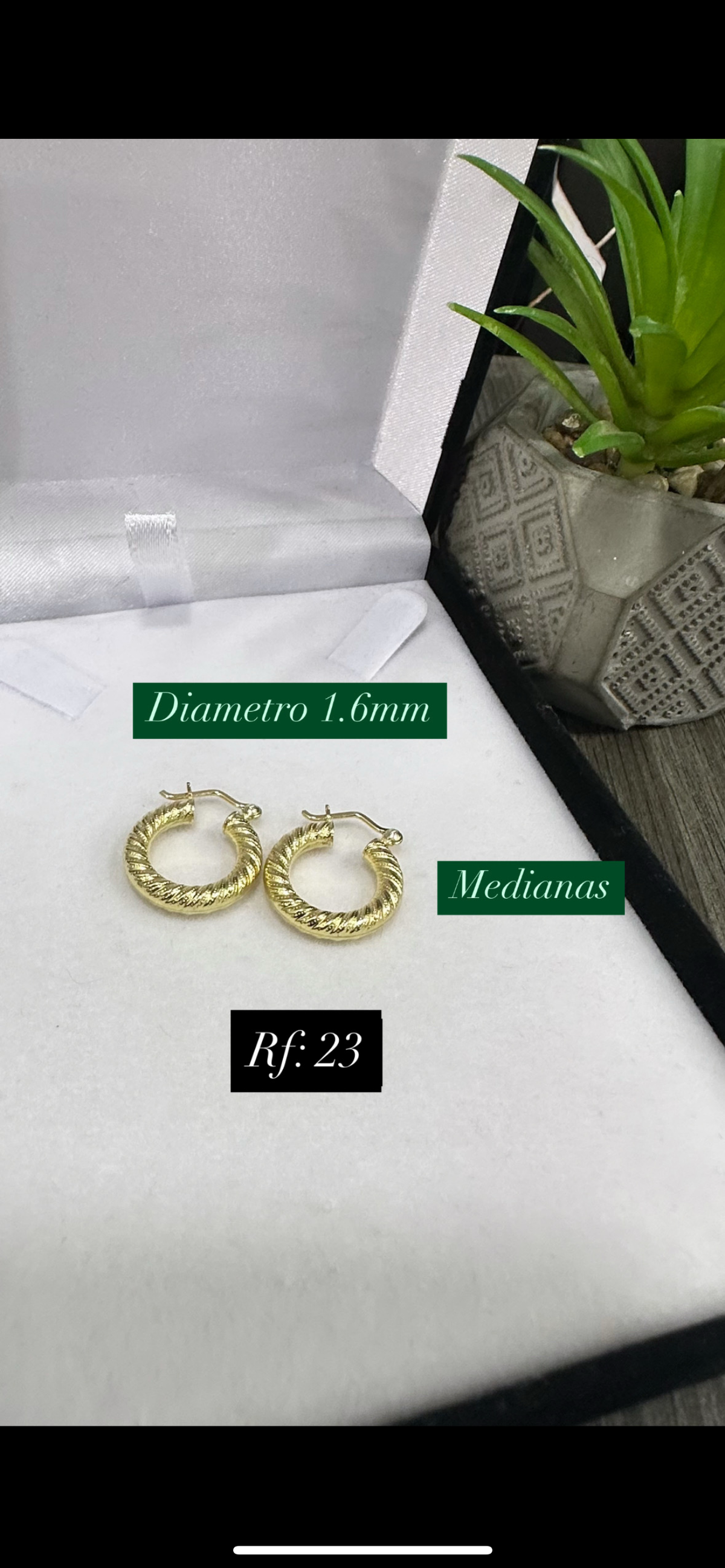 CANDONGA ENTORCHADA MEDIANA 16 MM – REF. 23