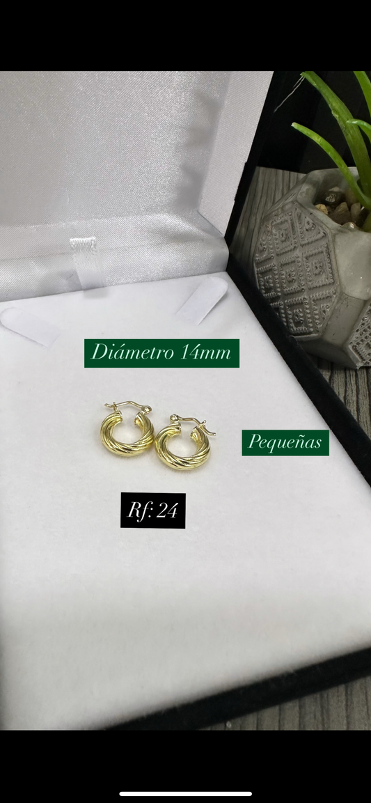 CANDONGA ENTORCHADA PEQUEÑA 14 MM – REF. 24
