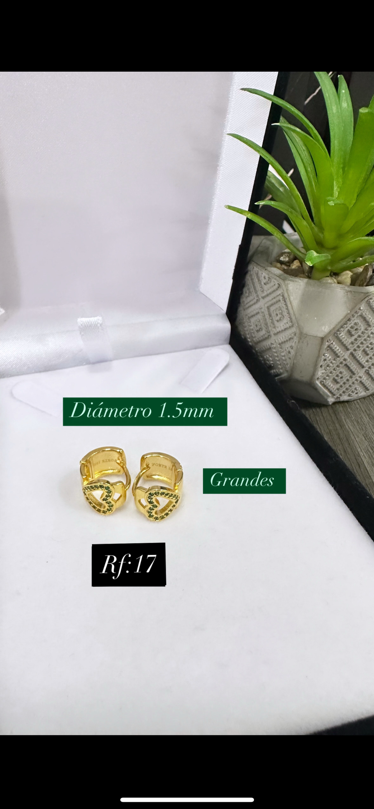 CANDONGA GEOMÉTRICA ANCHA 15 MM – REF. 17