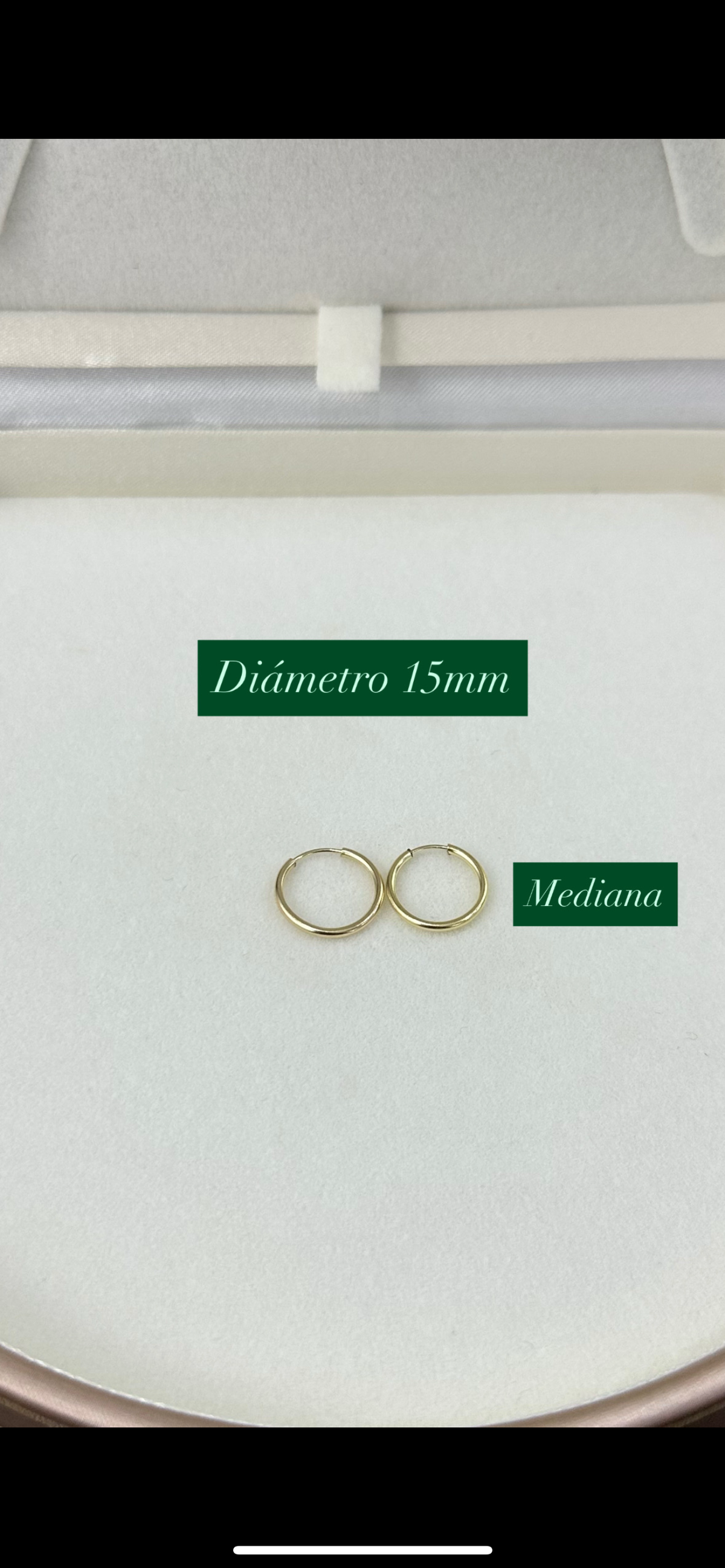 CANDONGA LISA MEDIANA 15 MM – REF. 10