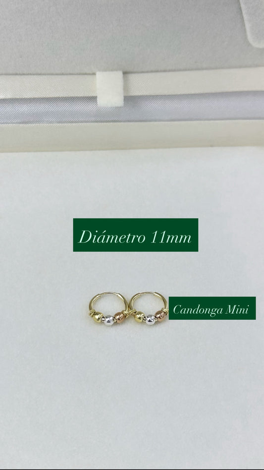 CANDONGA MINI TRICOLOR 11 MM – REF. 04