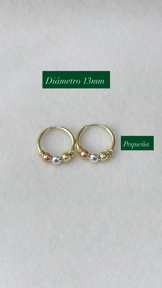 CANDONGA TRICOLOR PEQUEÑA 13 MM – REF. 05A