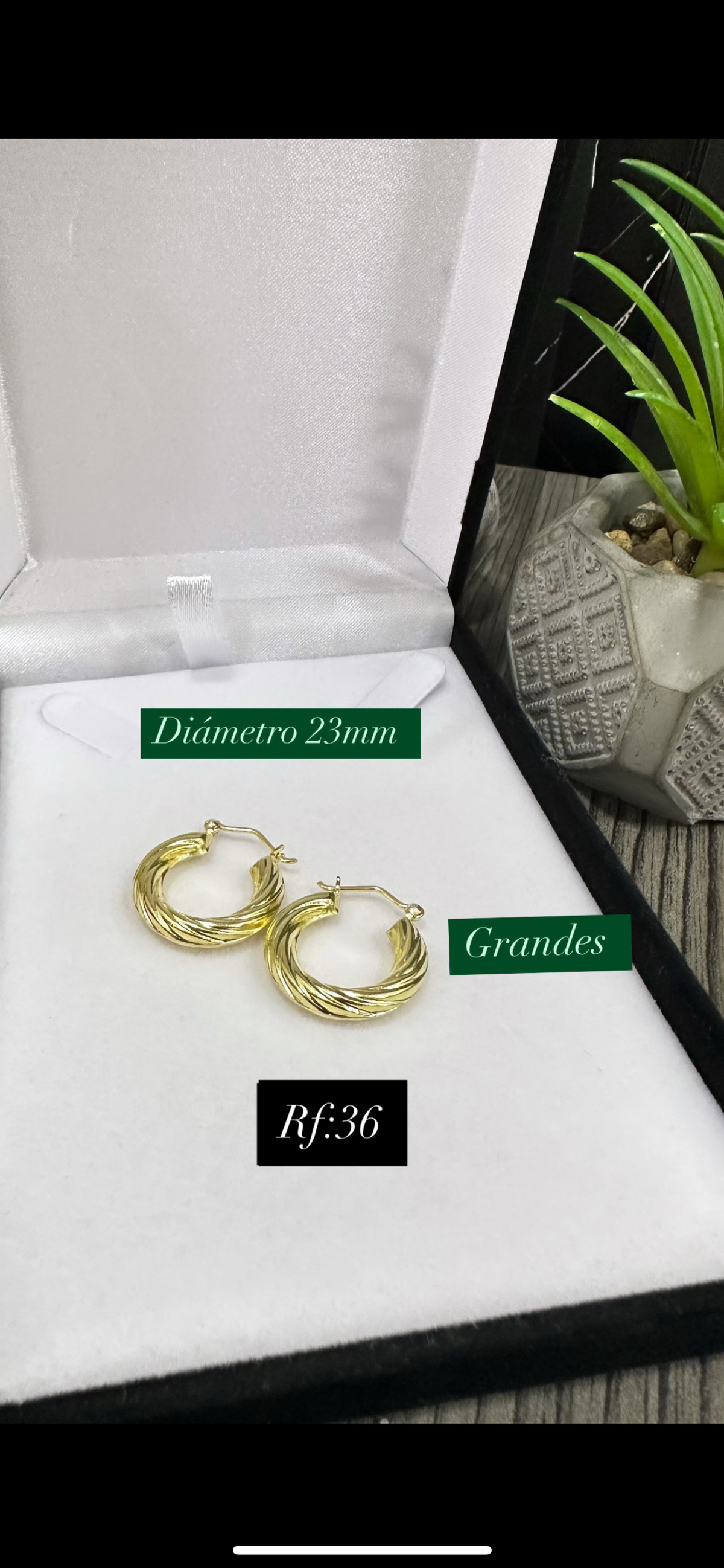 CANDONGA TRIPLE ARO 23 MM – REF. 36