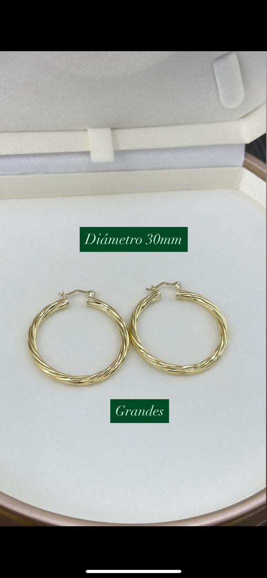 CANDONGA TRIPLE ARO GRANDE 30 MM – REF. 14