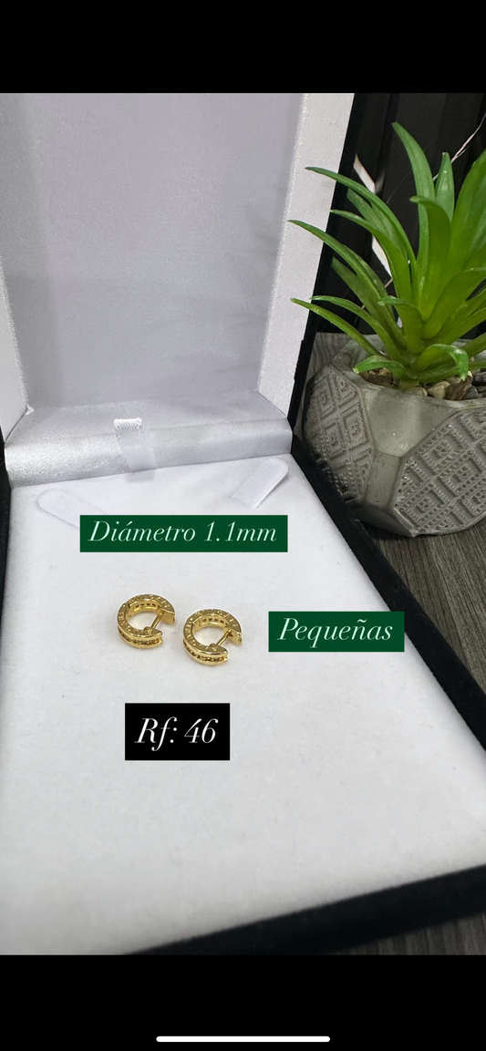 CANDONGA DE ZIRCONES PEQUEÑA 11 MM – REF. 46
