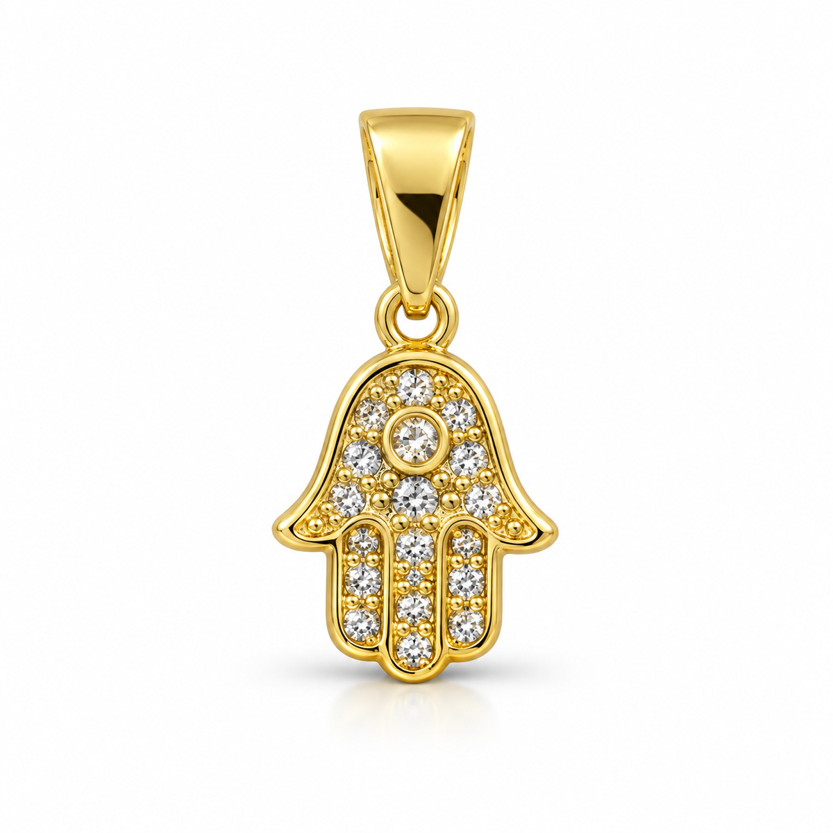 Dije Mano Hamsa sin cadena